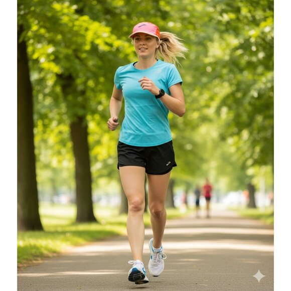 NWT Brooks Running Lightweight Packable Hat Adjustable Cap Red Neon Pink - Picture 8 of 9